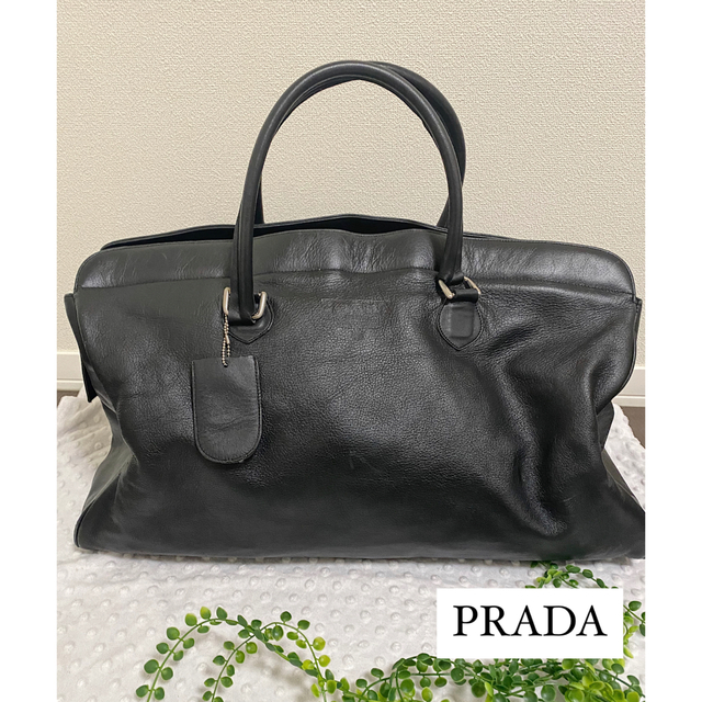 PRADA プラダ  レザー　ボストンバッグ