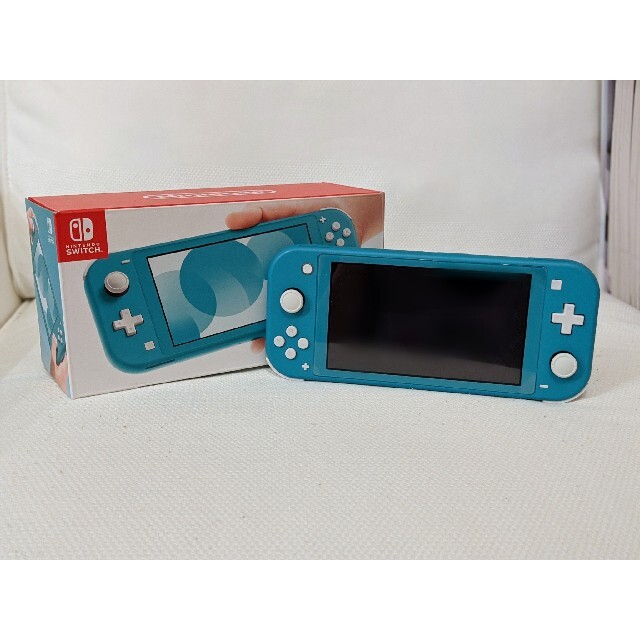 任天堂スイッチライト(ターコイズ)本体+ケース付き - 携帯用ゲーム機本体
