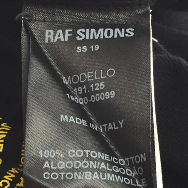 RAF SIMONS(ラフシモンズ)の国内正規品 本物 ラフシモンズ ツアー tシャツ パーカー bag スニーカー メンズのトップス(Tシャツ/カットソー(半袖/袖なし))の商品写真
