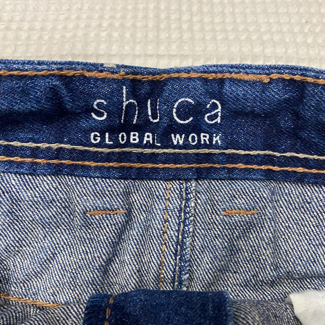 shuca GLOBALWORK(シュカグローバルワーク)のshuca GROBAL WORK デニムスカート　サイズM レディースのスカート(ひざ丈スカート)の商品写真