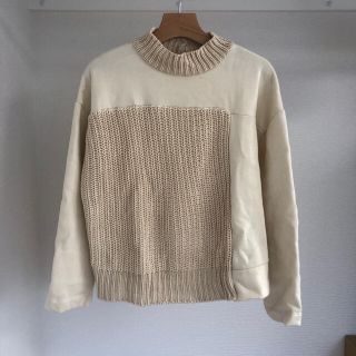 ザラ(ZARA)のZARA 異素材MIXトップス🧶(トレーナー/スウェット)