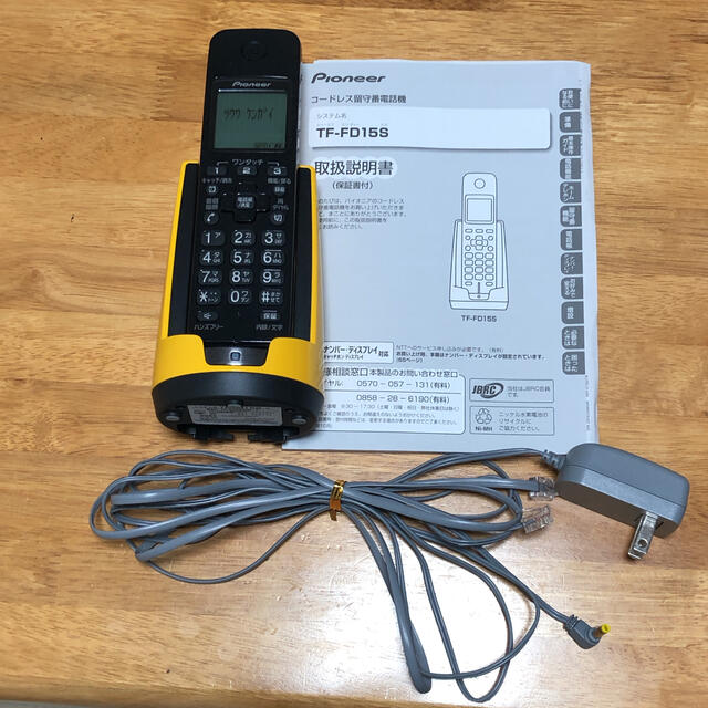pioneer コードレス電話機 TF-FD15S-Y