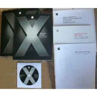 マック(Mac (Apple))のMac OS X Tiger Version 10.4(その他)
