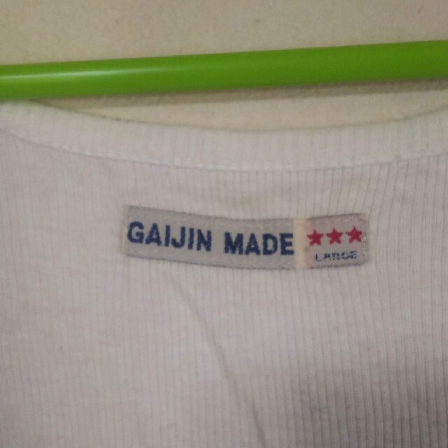 GAIJIN MADE(ガイジンメイド)のガイジンメイド ロータス柄タンクトップサイズ3  ハリウッドランチマーケット メンズのトップス(Tシャツ/カットソー(半袖/袖なし))の商品写真