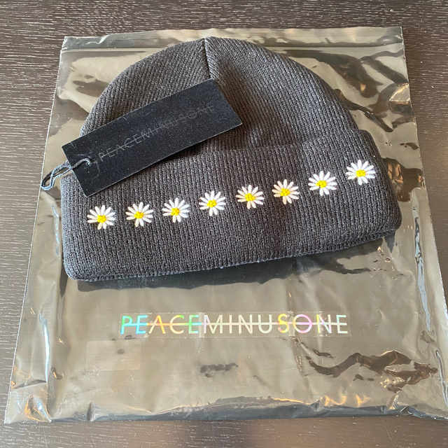 PMO KNIT CAP #3 BLACK Peaceminusone - ニット帽/ビーニー