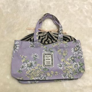 スナイデル(SNIDEL)のsnidel 花柄巾着トートバッグ(トートバッグ)