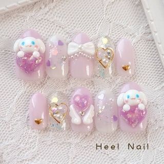 ネイルチップ/ゆめかわネイルチップ/シナモネイル/シナモンネイル/ゆめかわいい◇