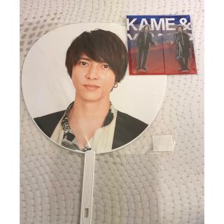 ヤマシタトモヒサ(山下智久)の山下智久ジャンボ団扇と亀と山Pのアクリルスタンドセット売り(アイドルグッズ)