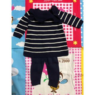 baby GAP コットンニットワンピース 0-3Month (ニット/セーター)