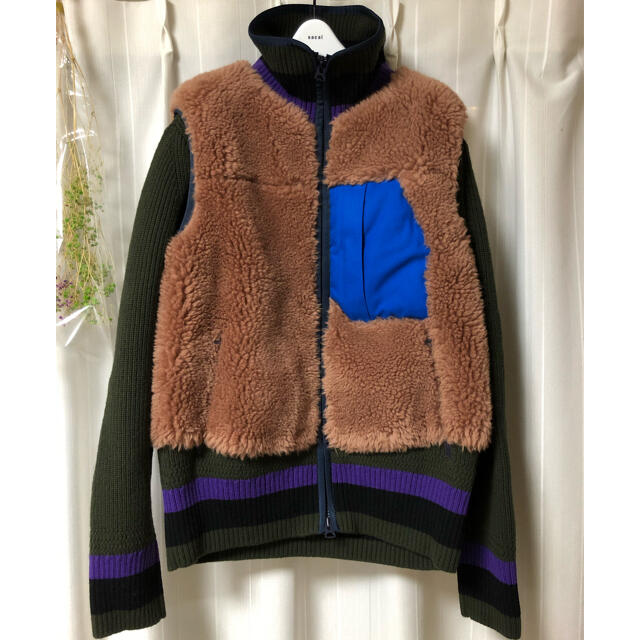 sacai - sacai 20aw ボア ニット 新品未使用 kolorの通販 by 7068tn's ...