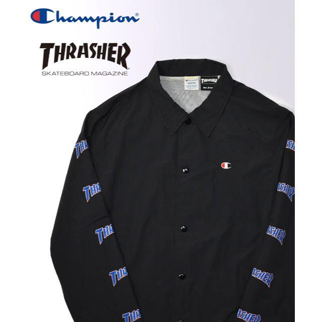 Champion - Champion×THRASHER×BEAMS コラボ コーチジャケットの Champion - Champion×THRASHER×BEAMS コラボ コーチジャケットの