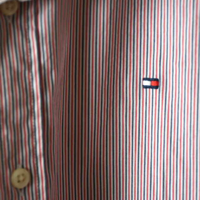 TOMMY HILFIGER(トミーヒルフィガー)のTOMY HILFIGER ストライプシャツ　ピンク　【メンズ】 メンズのトップス(シャツ)の商品写真