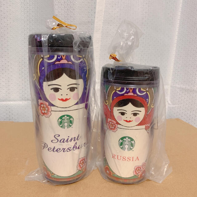 Starbucks Coffee(スターバックスコーヒー)のロシア限定スタバタンブラー インテリア/住まい/日用品のキッチン/食器(タンブラー)の商品写真