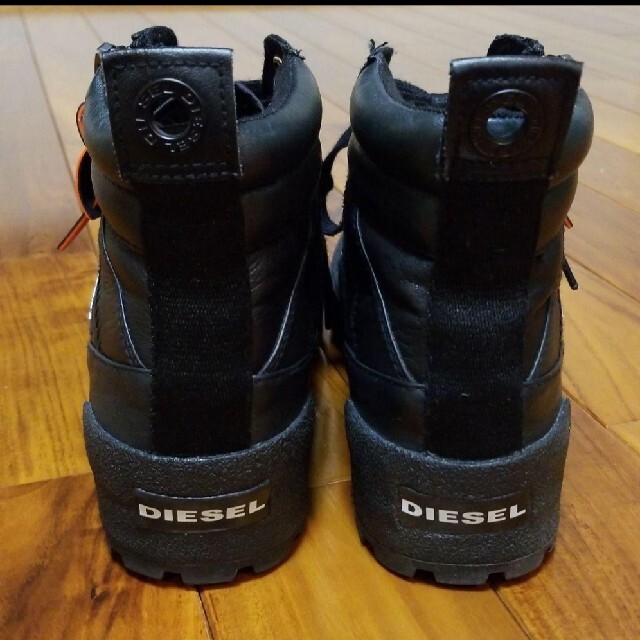 DIESEL レザー スニーカー ビブラムソール ブラック ハイカット ブーツ