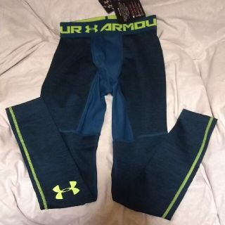 アンダーアーマー(UNDER ARMOUR)のアンダーアーマー コールドギア レギンス グリーン M(トレーニング用品)