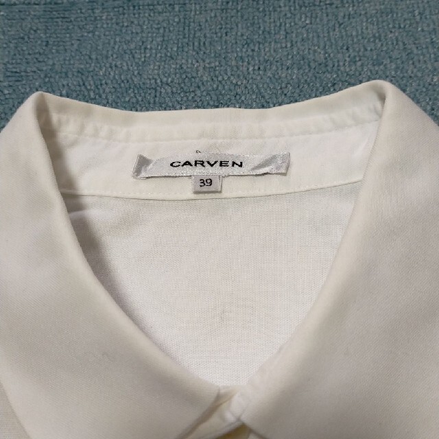 ワコマリア　ブラックジャケットブレザー　CARVEN 白シャツ　ラウンジリザード 3