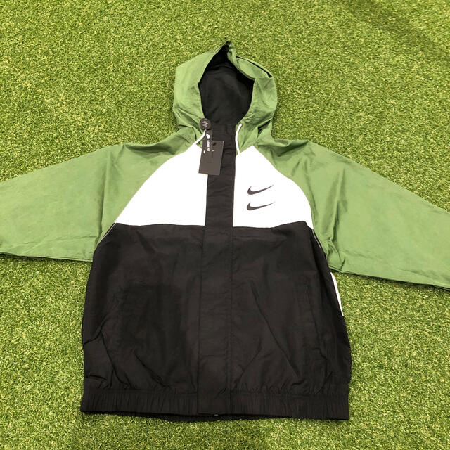 NIKE - ナイキ xxlサイズ スウッシュ フーディ ウーブンジャケット 緑