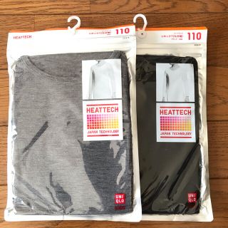 ユニクロ(UNIQLO)のUNIQLO ヒートテック 110  2枚セット(Tシャツ/カットソー)