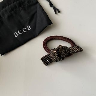 アッカ(acca)のacca アッカ　ドレスポニー　シュシュ　アレクサンドルドゥパリ　半額以下(ヘアゴム/シュシュ)