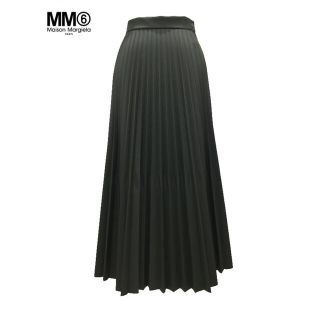 エムエムシックス(MM6)の期間限定◉MM6 Maison Margiela エコレザー プリーツスカート(ロングスカート)