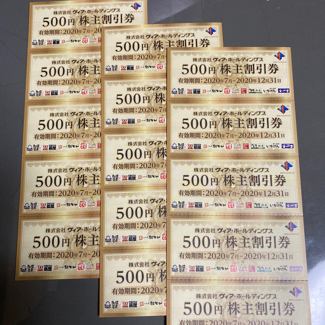 第一興商株主優待 今年１２月３１日迄 ５００円券２０枚 ビッグエコー ...