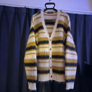 アンユーズド(UNUSED)のunused  19aw 5g border knit cardigan(カーディガン)