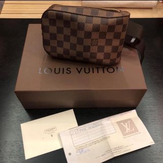 ルイヴィトン(LOUIS VUITTON)のルイヴィトン ダミエ ジェロニモス(ウエストポーチ)