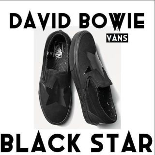 ヴァンズ(VANS)のVANS [DAVID BOWIE] BLACK スリッポン 27.5cm(スニーカー)