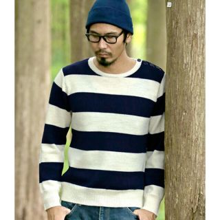 ザダファーオブセントジョージ ボーダーニット ニット セーター メンズ の通販 1点 The Duffer Of St Georgeのメンズ を買うならラクマ