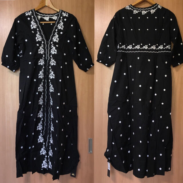 Abitokyo アビトーキョー Vネック 花 刺繍 ロングワンピース M 黒 の通販 By ワタ S Shop ラクマ Abitokyo アビトーキョー Vネック 花 刺繍 ロングワンピース M 黒 の通販 By ワタ S Shop ラクマ