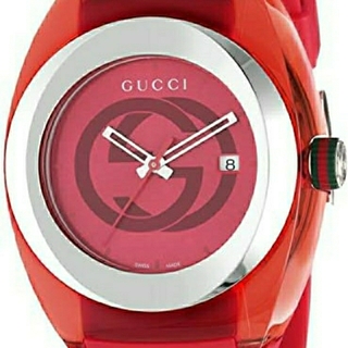 グッチ(Gucci)の専用商品　GUCCIユニセックスXXL・レッド(腕時計)