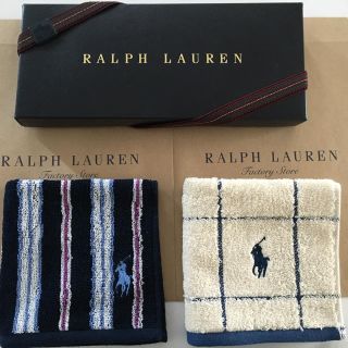 ラルフローレン(Ralph Lauren)のセール♪ギフト♡ラルフ タオルハンカチ(ハンカチ/ポケットチーフ)