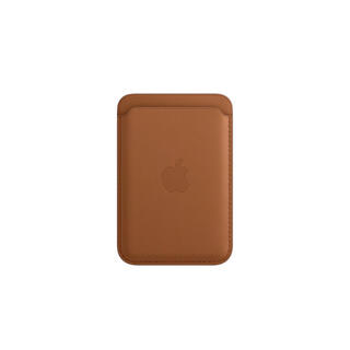アップル(Apple)のiPhone 12 MagSafe レザーウォレット サドルブラウン(iPhoneケース)