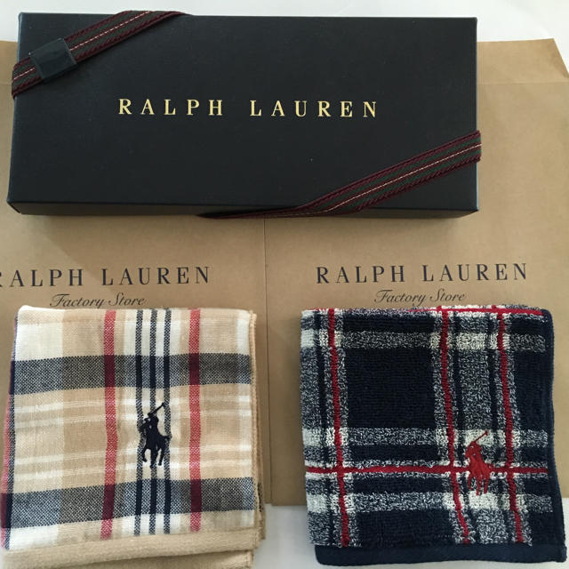 Ralph Lauren(ラルフローレン)のセール♪ギフト♡ラルフ タオルハンカチ メンズのファッション小物(ハンカチ/ポケットチーフ)の商品写真