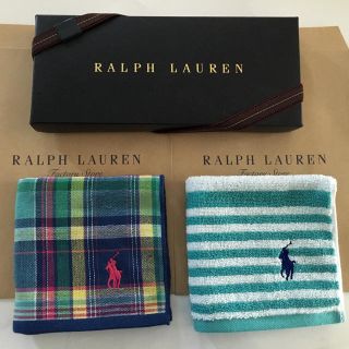 ラルフローレン(Ralph Lauren)のセール♪ギフト♡ラルフ タオルハンカチ(ハンカチ/ポケットチーフ)