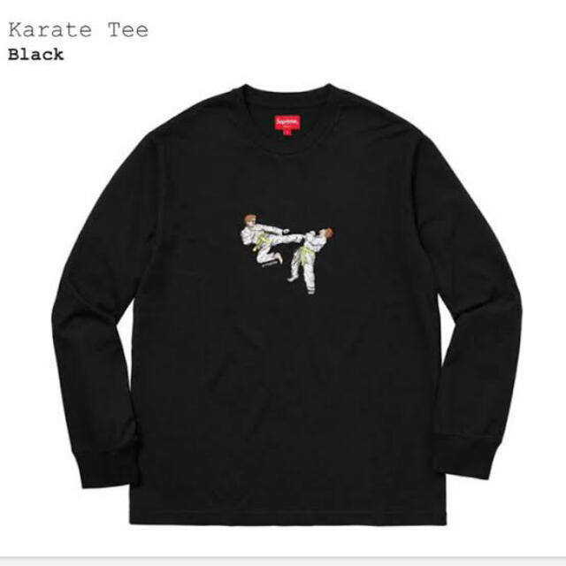 Supreme(シュプリーム)のSupreme Karate L/S Tee（M) BLACK メンズのトップス(Tシャツ/カットソー(七分/長袖))の商品写真