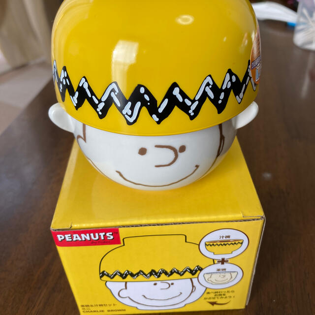 PEANUTS(ピーナッツ)のPEANUTS 茶碗&汁椀セット インテリア/住まい/日用品のキッチン/食器(食器)の商品写真