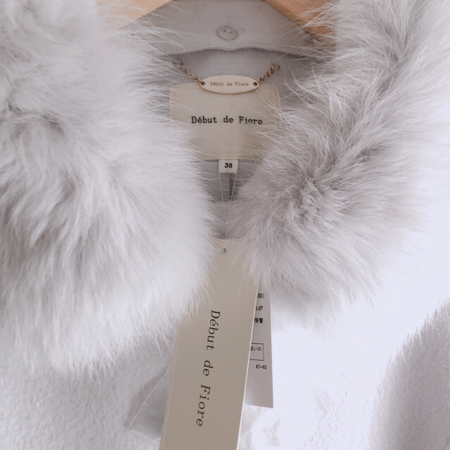 Debut de Fiore - 新品 デビュードフィオレ ファー付き ステンカラー ...