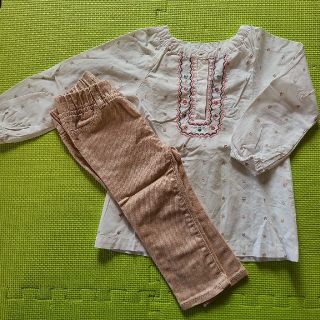 ベビーギャップ(babyGAP)のbabyGAP　レッグジーンズ　ブラウス(パンツ/スパッツ)