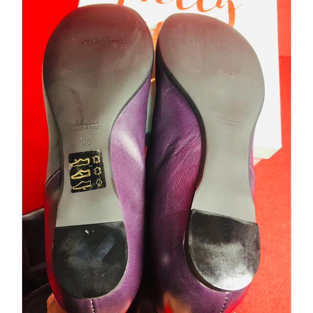 Spick & Span(スピックアンドスパン)のjouer le style ジュール　ラ　スタイル　パープル　ブーツ レディースの靴/シューズ(ブーツ)の商品写真