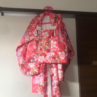 お値下げ⭐︎お値打ち⭐︎七五三　3歳お着物　セット　送料込み(和服/着物)