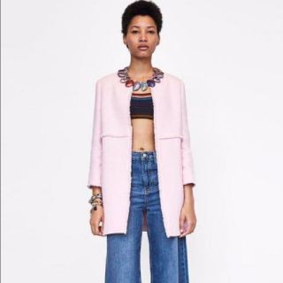 ザラ(ZARA)の★新品★　ZARA ザラ ツイードコート(ロングコート)