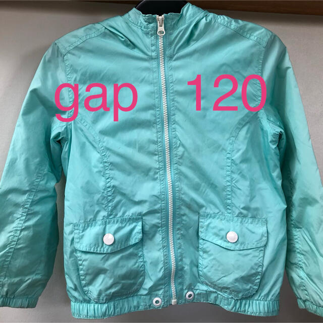 GAP Kids(ギャップキッズ)のgap kids フード付きジャケット　ジャンパー　120 キッズ/ベビー/マタニティのキッズ服女の子用(90cm~)(ジャケット/上着)の商品写真