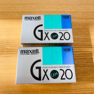 マクセル(maxell)の☆新品☆maxell TC-20GX・E コンパクトビデオカセット2個セット(その他)