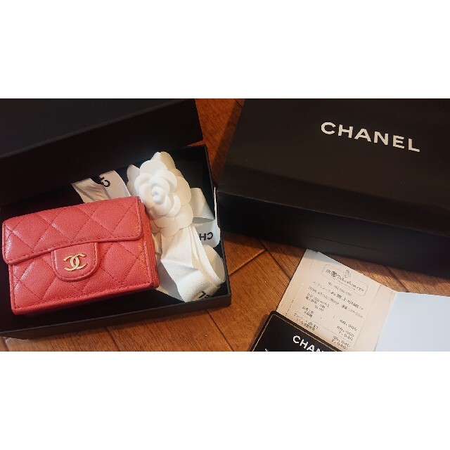 CHANEL(シャネル)の値下げ★美品★CHANEL★本物★ミニ財布★ピンク★可愛い★激安 レディースのファッション小物(財布)の商品写真