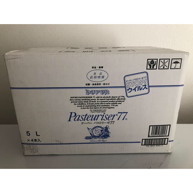 ドーバー パストリーゼ77 5L×4 空容器