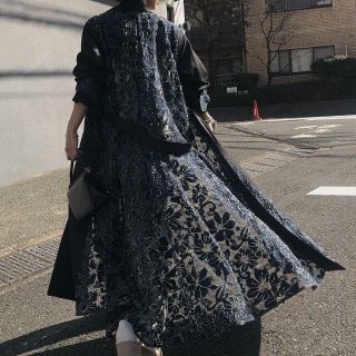 AMERI BACK LACE COAT デニムトレンチコート　試着のみ