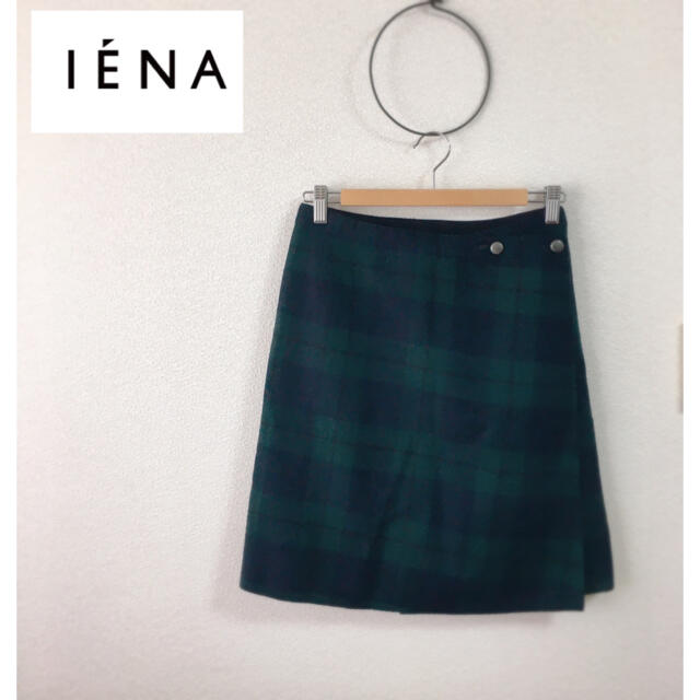 IENA(イエナ)の ⭐︎イエナ IENA ラップスカート チェック レディースのスカート(ひざ丈スカート)の商品写真