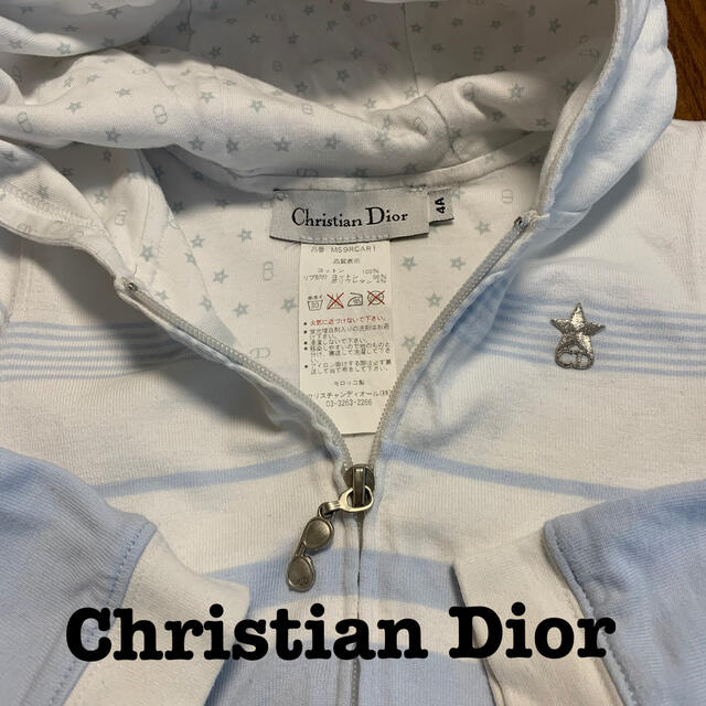 Christian Dior(クリスチャンディオール)の⭐️Christian Diorディオールキッズ⭐️コットンパーカー　4A キッズ/ベビー/マタニティのキッズ服女の子用(90cm~)(カーディガン)の商品写真