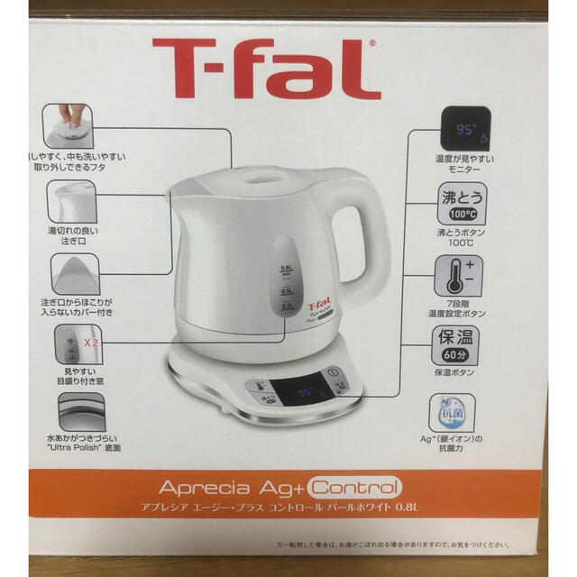 T-fal(ティファール)の新品未開封　ティファール　電子ケトル インテリア/住まい/日用品のキッチン/食器(調理道具/製菓道具)の商品写真